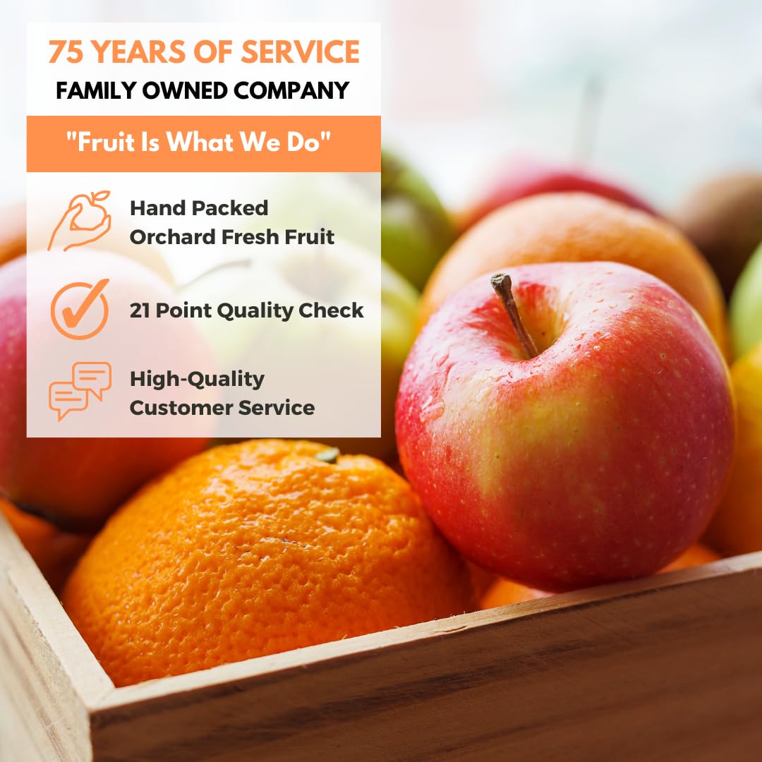 Capital City Fruit Gourmet Fresh Fruit Gift Box | Gift for Holiday, Thank You, Get Well | Sympathy Gift Box | Sweet Fruits | Healthy Snack | 18 Piece Fresh Oranges